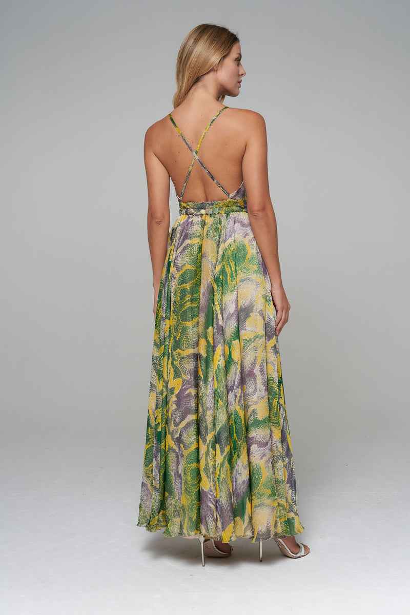 janis maxi dress majorelle JANIS – Satine Atelier